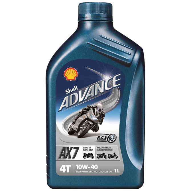 Olje Shell Advance 4T AX7 10W40 1L